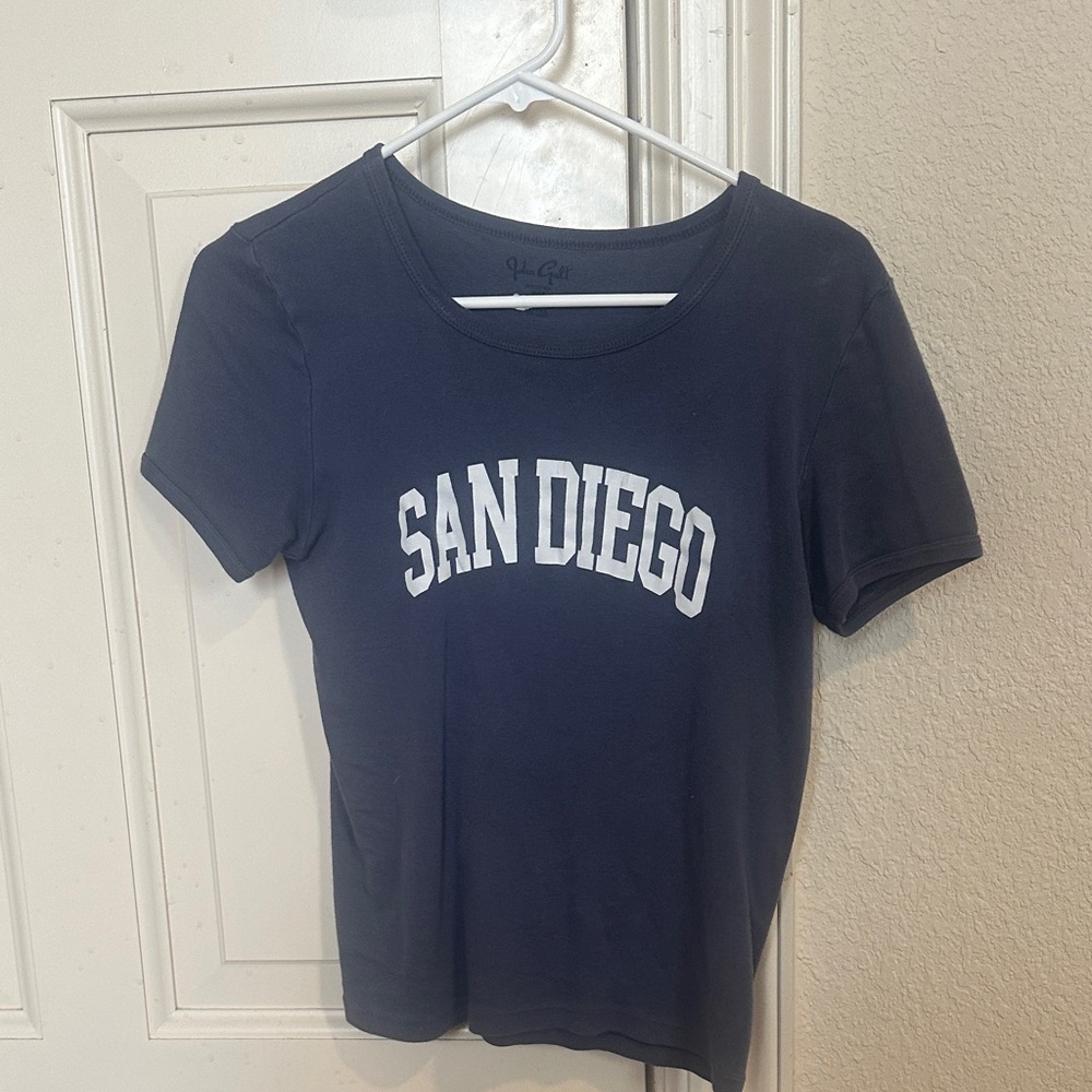 Brandy Melville San Diego Navy Blue T-Shirt